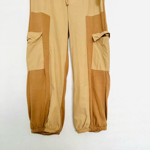 LOS ANGELES SIXTY-SIX Color Block Drawstring Legged Cargo Jogger Pants Size XL - Picture 3 of 12